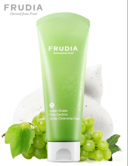  Frudia Green Grape Pore Control Scrub Cleansing Foam